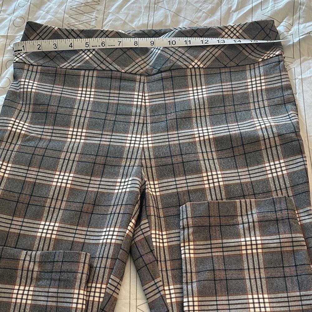 Gray Plaid Pants
